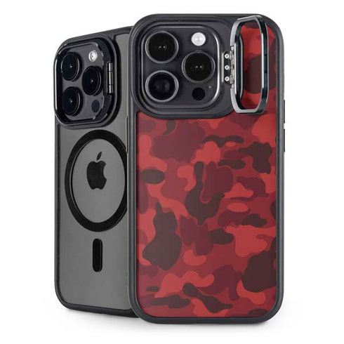 Red Street Camo iPhone Cases